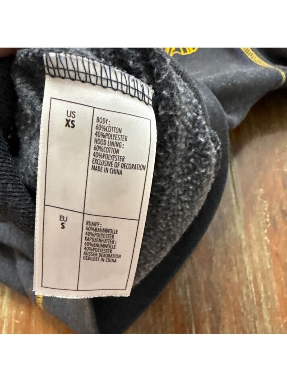 Disney The Lion King Broadway Full Zip Hoodie Gray Yellow XS - Picture 7 of 10